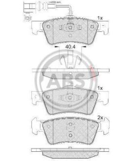 Колодка гальм. VW T5 задн. (ABS) A.B.S. 37494