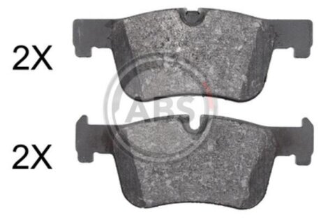 Колодка гальм. диск. передн. (виробництво ABS) A.B.S. 37921