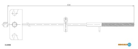 Трос ручного гальма ADRIAUTO 11.0266