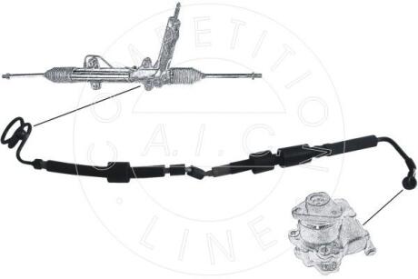 Патрубок системи гідропідсилення рульового управління AIC 55527