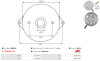 Крышка стартера ЗАДНЯ PL AS-PL SBR5001 (фото 3)