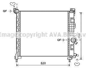 Радиатор охлаждения AVA COOLING OL2561