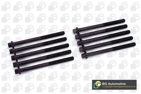Комплект болтов с головкой системы TORX из черного металла MAZDA 3 2010- BGA BK2316
