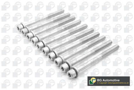 Комплект болтів з головкою системи TORX з чорного металу OPEL / VAUXHALL ASCONA 1987-1988, ASTRA 1993-1 BGA BK6334