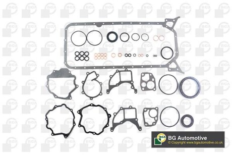 Комплект прокладок з різних матеріалів CONVERSION MB 2.5D/TD/2.9D/TD OM602/OM605 BGA CK3348