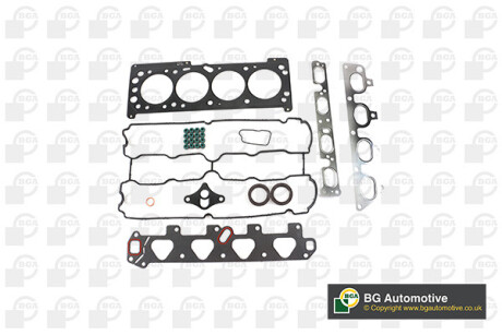 Комплект прокладок з різних матеріалів HEAD OPEL Z16YNG/Z16XE MLS -ua BGA HK6735