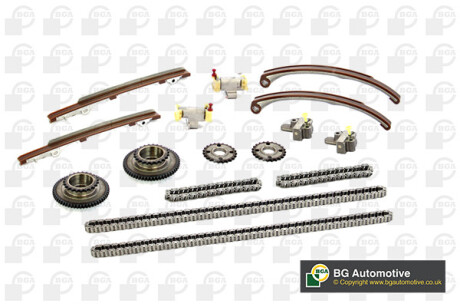 Комплект приводной цепи LAND ROVER RANGE 4.2 (4196CC) 2005-2010 BGA TC4201FK