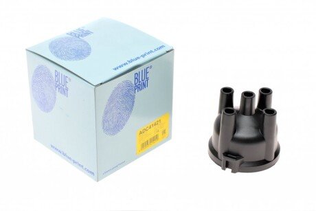 Кришка розподілювача запалювання Hyundai H100/Sonata Mitsubishi Colt/Lancer Mazda 323/626 74 (opt-om) BLUE PRINT ADC41421