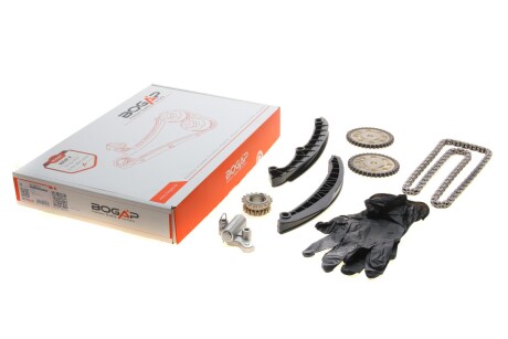 Комплект ланцюга ГРМ Seat Ibiza IV/Toledo IV 1.2 08-15/Skoda Fabia/Rapid 1.2 07-14 UA63 BOGAP A1328110
