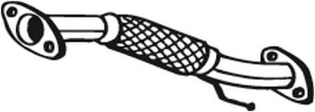 Глушник, алюм. сталь, передн. част. HYUNDAI iX35 1.6 GDi (09/10-12/15) (700-199) BOSAL 700199