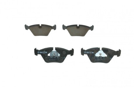 Тормозные колодки, дисковые BOSCH 0986424351