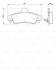 ДИСКОВЫЕ КОЛОДКИ ЗАДНI BOSCH 0986424744 (фото 1)