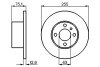 Гальмівний диск BOSCH 0986478032 (фото 1)