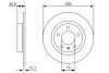 Тормозной диск BOSCH 0986479715 (фото 5)