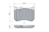 Колодки гальмівні (передні) MB E-class (W213/S213/C238)/ S-class (W222/C217) 13- UA63 BOSCH 0 986 494 968 (фото 8)