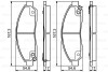 Тормозные колодки, дисковые BOSCH 0986495159 (фото 1)