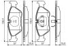 Колодки гальмівні дискові BOSCH 0986495162 (фото 4)
