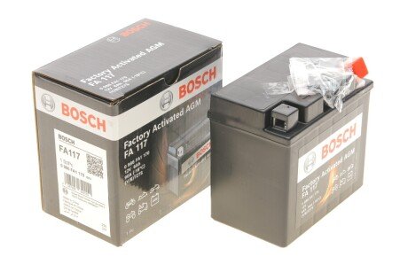 Акумуляторна батарея 6Ah/90A (113x70x105/+R/B0) (AGM) Factory Activated AGM UA63 BOSCH 0 986 FA1 170