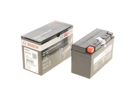 Акумуляторна батарея 6.5Ah/90A (150x66x93/+L/B0) (AGM) Factory Activated AGM (opt-om) BOSCH 0 986 FA1 190