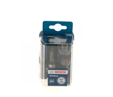 Комплект лампочок H7 12V (MiniBox) (H7 12V; P21W; R5W; T4W; 1x10A, 1x15A, 1x20A) (opt-om) BOSCH 1 987 301 103