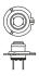 Автолампа H7 12V 55W PX26d Pure Light (opt-om) BOSCH 1 987 302 071 (фото 6)