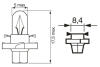 ЛАМПА РОЗЖАРЮВ 12V 6W BOSCH 1 987 302 255 (фото 4)