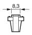 Автолампа PB3 24V 1.2W B8.3d (opt-om) BOSCH 1 987 302 515 (фото 7)