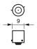 Автолампа H6W 12V 6W BAX9s ECO WS (opt-om) BOSCH 1 987 302 809 (фото 7)