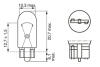 Лампа розжарювання WY5W 12V 5W W2,1x9,5d ECO BOSCH 1 987 302 820 (фото 6)