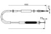 Трос ручного гальма ЗЗАДУ ПРАВОРУЧ FIAT STILO 1.9 JTD 8V 10.2001 - 12.2003; BRAVO 1.9 MULTIJET 0 -ua BOSCH 1 987 482 588 (фото 1)