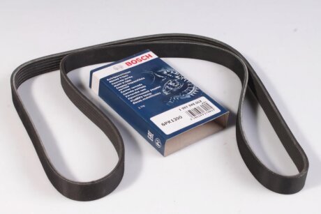 Ремінь приводу генератора 6PK1390 Газель, Волга дв.406 з ГПК (полікліновий) (вироб-во) BOSCH 1987946052