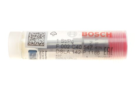 Розпилювач дизель DSLA 142 P 1186 TATA 5,7 BOSCH F 002 C40 547