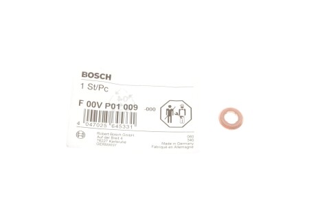 Шайба під форсунку VW Touareg 3.0 V6/4.2 V8 TDI/Audi A4/A6/A7 3.0TDI 08- (opt-om) BOSCH F 00V P01 009
