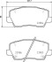 Тормозные колодки дисковые BREMBO P30 114 (фото 1)