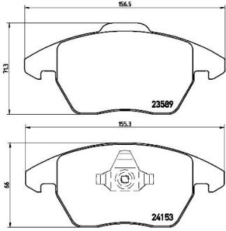 Гальмівні колодки дискові BREMBO P61 076X