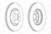 Диск гальмівний передній (кртано)) 2) Fiat Doblo (01-), Bravo (I,II) CHAMPION 561387CH (фото 1)