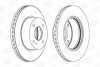 Диск тормозной передний (кртано 2) Ford Fiesta VI CHAMPION 562539CH (фото 1)