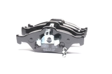 Колодки гальмівні дискові передн Toyota Yaris (05-10, 10-20) CHAMPION 572576CH
