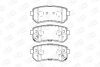 Колодки гальмівні дискові задн Hyundai i30 (07-12), ix35 (10-15)/ Kia Sportage (II,III) CHAMPION 572604CH (фото 1)