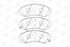 Колодки тормозные дисковые передние Kia Carnival/Grand Carnival III (06-) CHAMPION 572619CH (фото 1)