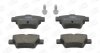 Колодки тормозные дисковые задние Citroen C4 I/ Peugeot 307 (03-09) CHAMPION 573235CH (фото 2)