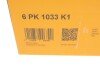 Комплект ременя генератора VW Caddy V 2.0 TDI BMT 20- (6PK1033) CONTINENTAL UA63 Contitech 6PK1033K1 (фото 7)