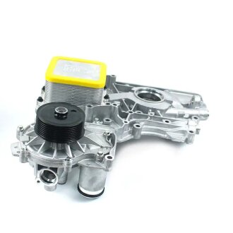 Крышка блока цилиндров передний Газель NEXT,Бизнес дв. ISF 2.8 Euro-4 в сборе (с масляным насосом, охлад.) (произ-во) CUMMINS 5474752,5302887,5670418