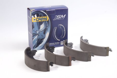 Колодка гальмівна задн. ВАЗ 2101-07 (компл.4шт) (вироб-во Dafmi) DAFMI / INTELLI ДА656