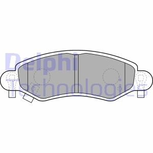 Комплект гальмівних колодок з 4 шт. дисків Delphi LP1500