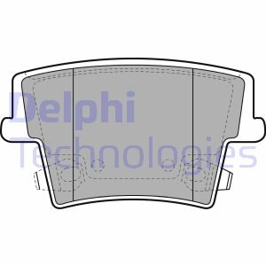 Комплект гальмівних колодок з 4 шт. дисків Delphi LP2035