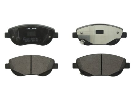 Комплект гальмівних колодок з 4 шт. дисків Delphi LP2207
