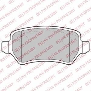 Комплект гальмівних колодок з 4 шт. дисків Delphi LP2209
