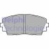 Комплект гальмівних колодок з 4 шт. дисків Delphi LP2296 (фото 1)