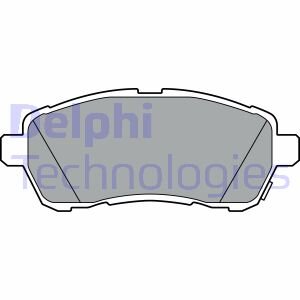 Комплект гальмівних колодок з 4 шт. дисків Delphi LP3364